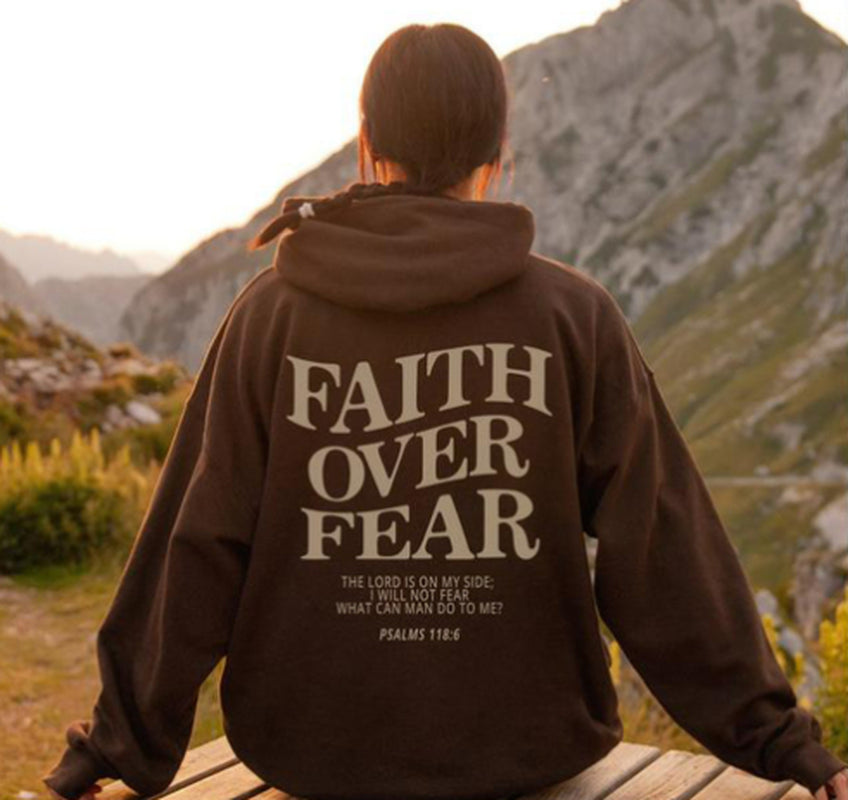 Holy Hoodie: Fear Who? My Faith is Cuffed and Cozy!